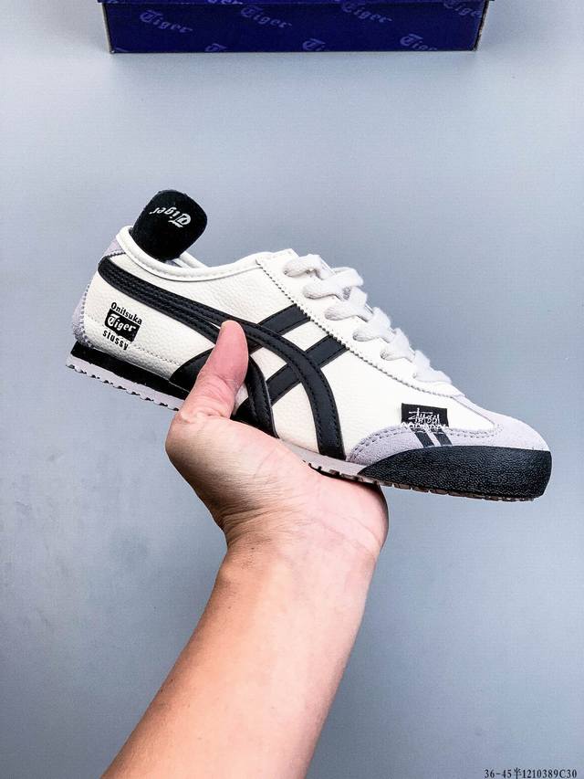 亚瑟士Onitsuka Tiger鬼塚虎 Mexico 66 Driving 舒适 防滑耐磨 低帮 生活休闲鞋 1210389C30