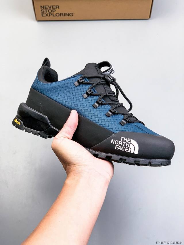 公司级！北面The North Face Glenclyffe 舒适百搭 织物耐磨 低帮跑步鞋 鞋面采用坚固耐磨的材质设计，配合Vibram大底，抓地力出色，爬