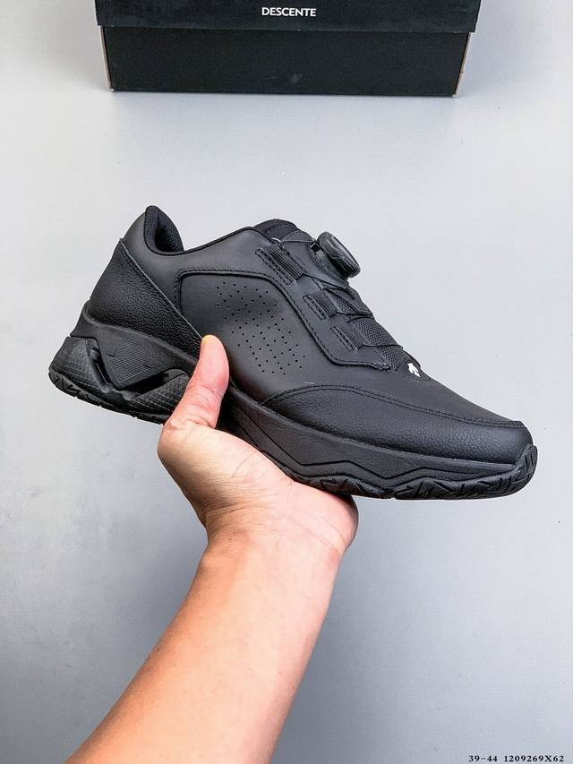 公司级 ！迪桑特Descente 2.0 舒适百搭防滑耐磨 低帮 休闲跑步鞋 采用大网眼材质鞋面 轻薄通透不闷热 前掌易弯折设计 提供灵活的穿着感受 后跟Z-F