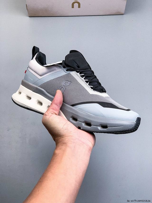 公司级！On昂跑 Cloudnova X 减震防滑耐磨防水透气 低帮户外功能鞋 1209525X26