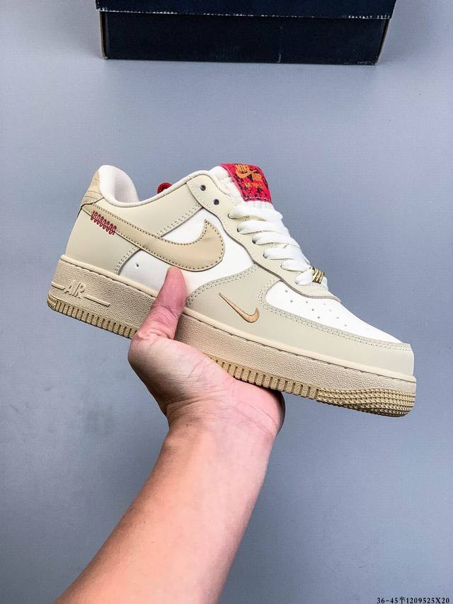 二层真标！耐克Nike Air Force 1 Low 空军一号低帮经典百搭休闲板鞋 1209525X20