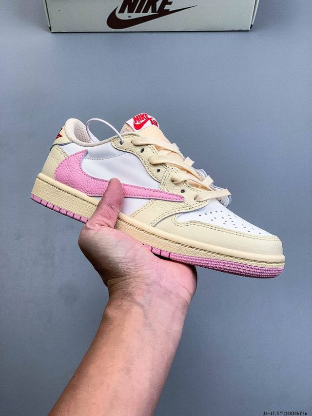 耐克Nike Air Jordan 1 Low Aj1乔1 低帮潮流缓运动休闲板鞋。Aj1 低帮拼接 完美版型真头层牛皮# 内置缓震气垫 原鞋开模 拒绝公底 购