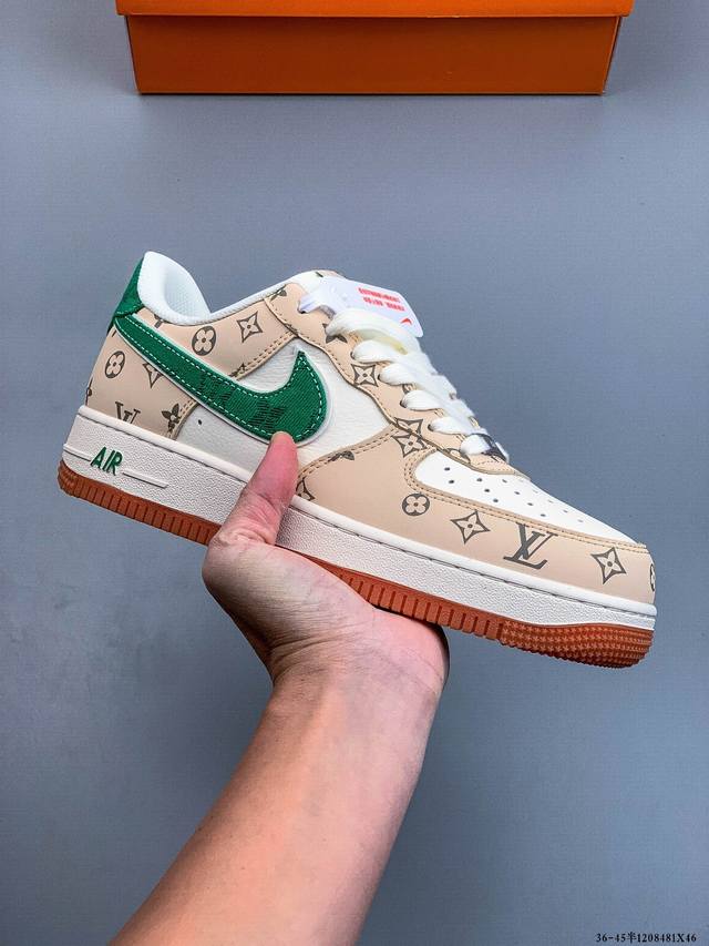 纯原版本 原楦数据纸版，采用硬质优质皮革鞋面材质，内置全掌Air Sole气垫。耐克 Nike Air Force 1 Low 空军一号低帮经典百搭休闲运动板鞋