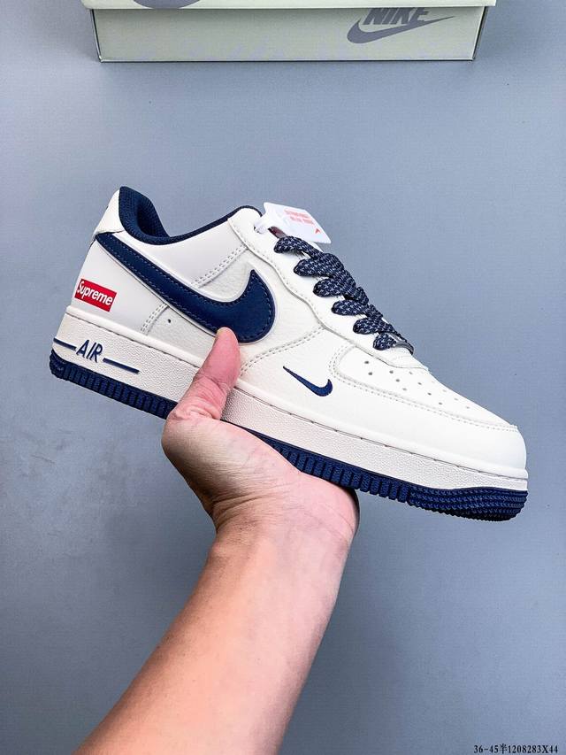 纯原版本 原楦数据纸版，采用硬质优质皮革鞋面材质，内置全掌Air Sole气垫。耐克 Nike Air Force 1 Low 空军一号低帮经典百搭休闲运动板鞋
