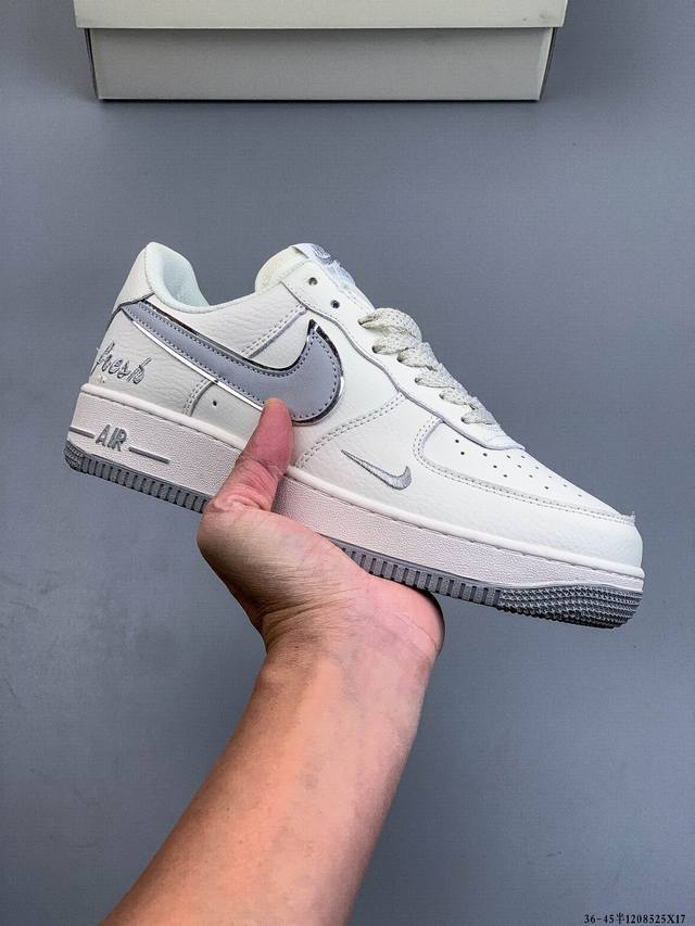 二层真标！耐克Nike Air Force 1 Low 空军一号低帮经典百搭休闲板鞋 1208525X17
