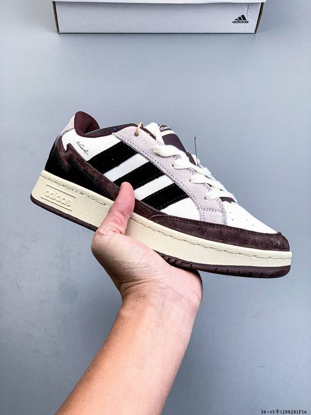 Adidas阿迪达斯 Wcard Adv 新款低帮防滑耐磨舒适板鞋 1208281F16