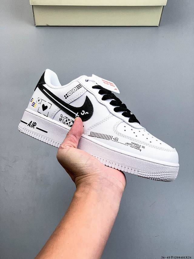 二层真标！耐克Nike Air Force 1 Low 空军一号低帮经典百搭休闲板鞋 1208481X24