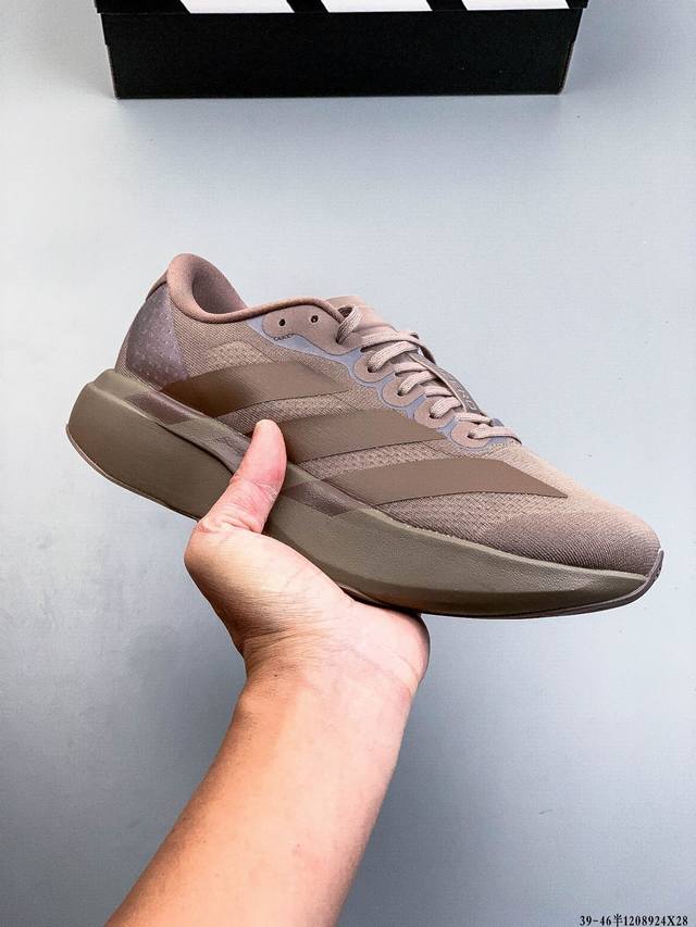 Adidas Adizero Evo Sl M马拉松飞线贾卡轻质透气休闲运动跑步鞋 采用双层透气网纱 Flywire动态飞线绑缚鞋面材质 内置Zoom小气垫装置