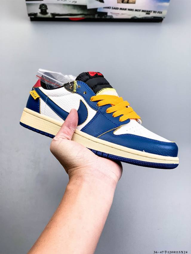 耐克Nike Air Jordan 1 Low Aj1乔1 低帮潮流缓运动休闲板鞋。Aj1 低帮拼接 完美版型真头层牛皮# 内置缓震气垫 原鞋开模 拒绝公底 购