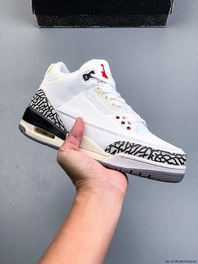 乔丹 Air Jordan 3 Retro Tinker Nrg Aj3 乔3 低帮复古休闲运动文化篮球鞋 1207361G24