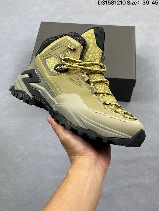 纯原凯乐石Kailas Mt5-2 Gtx Mid 运动户外 防水防滑 中帮登山徒步鞋 头层牛皮 全方面防护防撞 全掌调节系带 稳定前掌 防止前冲 中帮设计 保