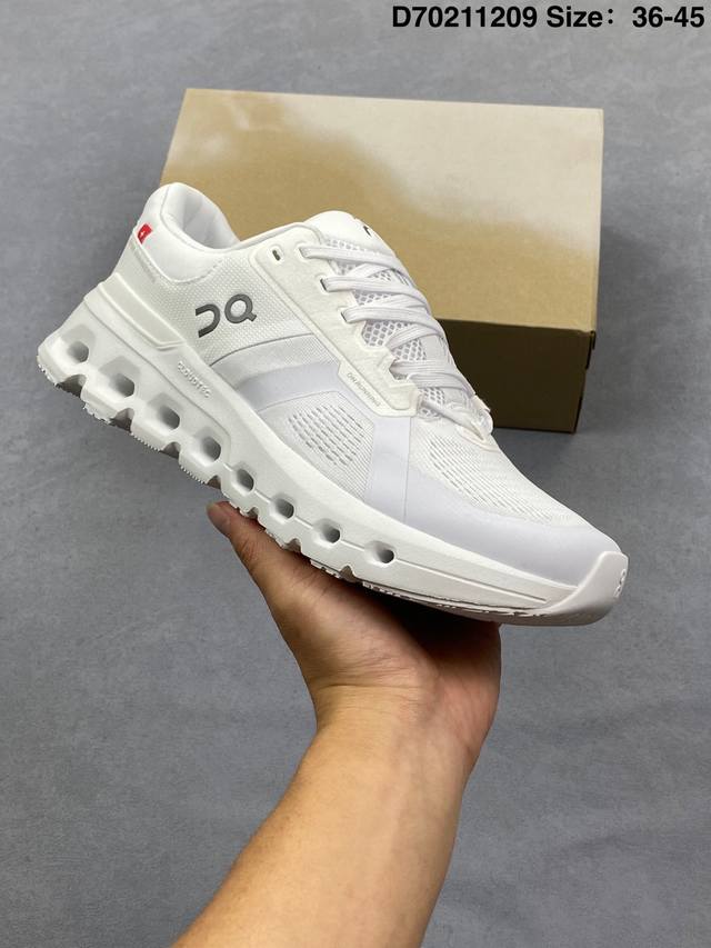 昂跑On Running Cloud 2 系列低帮轻量舒适多功能休闲运动鞋 采用工程飞织网布组合再生聚酯纤维鞋面材质搭载独家隐藏速度中板 镂空Cloudtec科