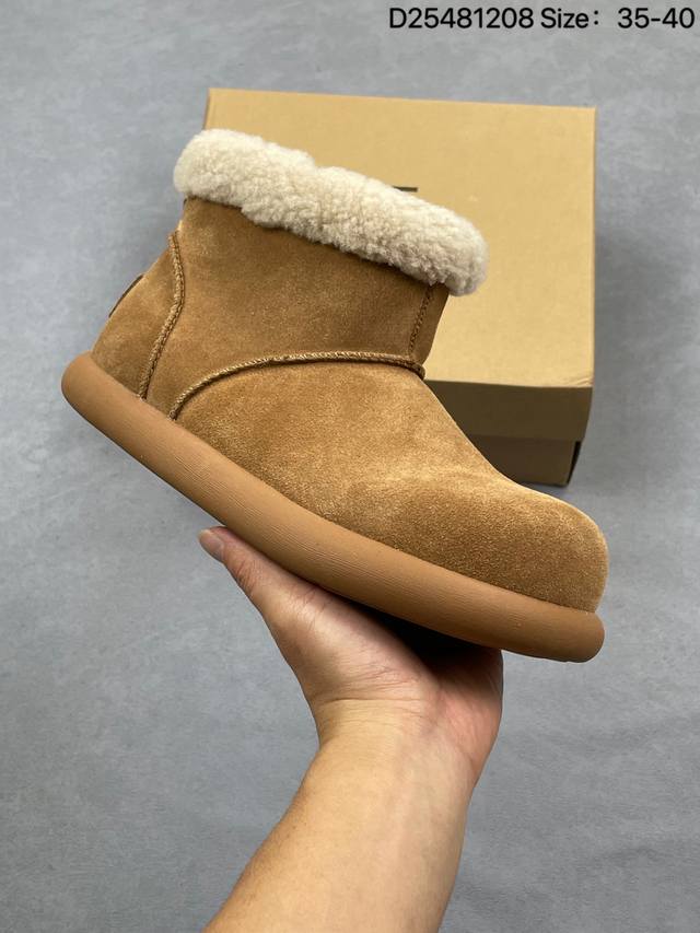 Ugg 百搭单品 Ugg 秋冬羊皮毛一体雪地靴 全鞋采用Zp同厂 隆丰A级澳洲进口羊皮毛一体 品牌代工厂p生产线 完全遵循Zp工艺流程 代工厂p原厂版师 秉承无