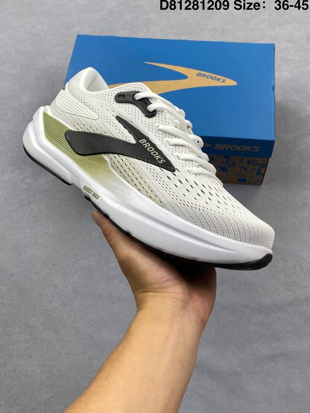 Brooks布鲁克斯 Ghost Max 3 网面耐磨透气休闲跑步鞋 货号：110464-1D-020 尺码：36-46 D81281209