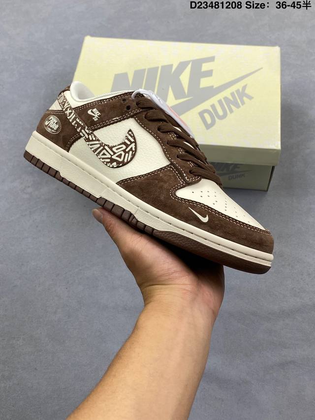 耐克Nike Sb Dunk Low pro 复古低帮休闲运动滑板板鞋。采用脚感柔软舒适Zoomair气垫，有效吸收滑板等极限运动在落地时带来的冲击力，为街头运
