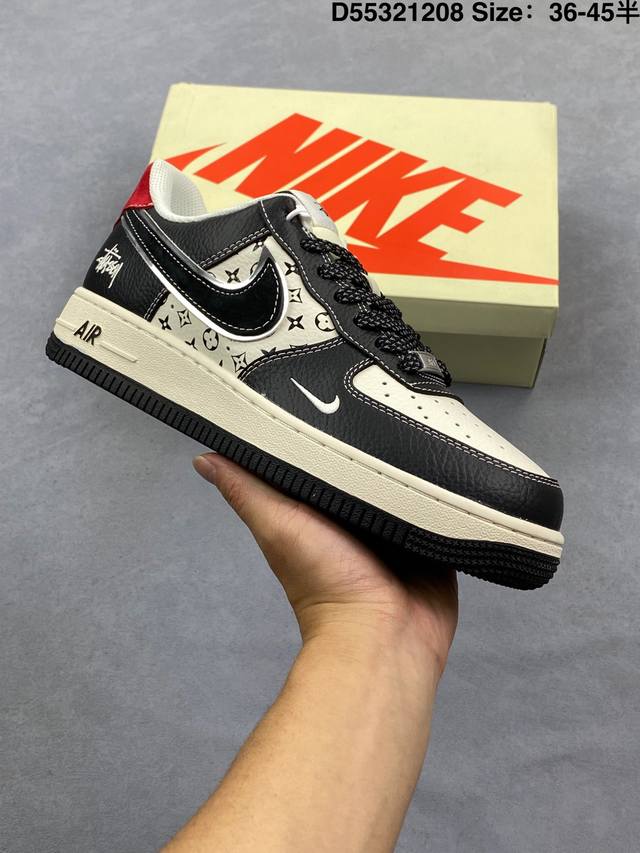 Nike Air Force 1‘07 原楦头原纸板 打造纯正低帮空军版型 专注外贸渠道 全掌内置蜂窝气垫 原盒配件 原厂中底钢印、拉帮完美 货号:Io9803
