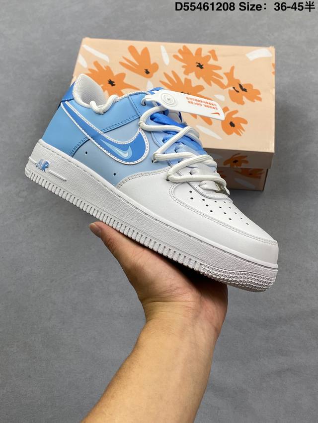 Nike Air Force 1‘07 原楦头原纸板 打造纯正低帮空军版型 专注外贸渠道 全掌内置蜂窝气垫 原盒配件 原厂中底钢印、拉帮完美 官方货号:Sy13