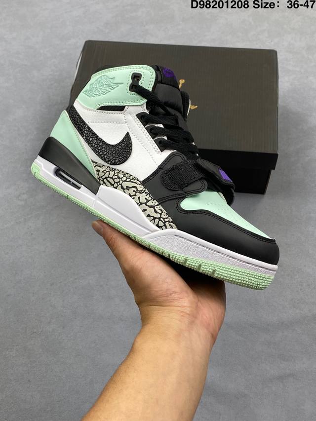 耐克Nike Air Jordan Legacy 312 Low”White pine Green“乔丹最强三合一混合版本低帮文化休闲运动篮球鞋 货号:Fd43