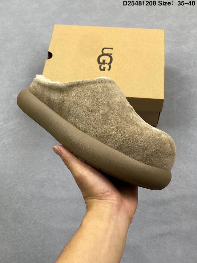 公司级Ugg Ethnic Syle Slippers 小土豆 复古百搭 全包加绒 暖冬加绒休闲时尚高颜值 舒适一脚蹬 包头拖鞋 货号:1182025 尺码:3