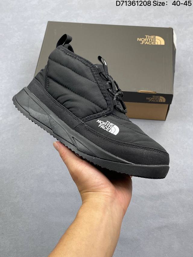 公司级The North Face Nse北面一脚蹬懒人雪地靴低帮棉鞋 Nse Low 是一款风格前卫且超级舒适的懒人鞋，采用再生 pet 防撕裂鞋面和坚固的外