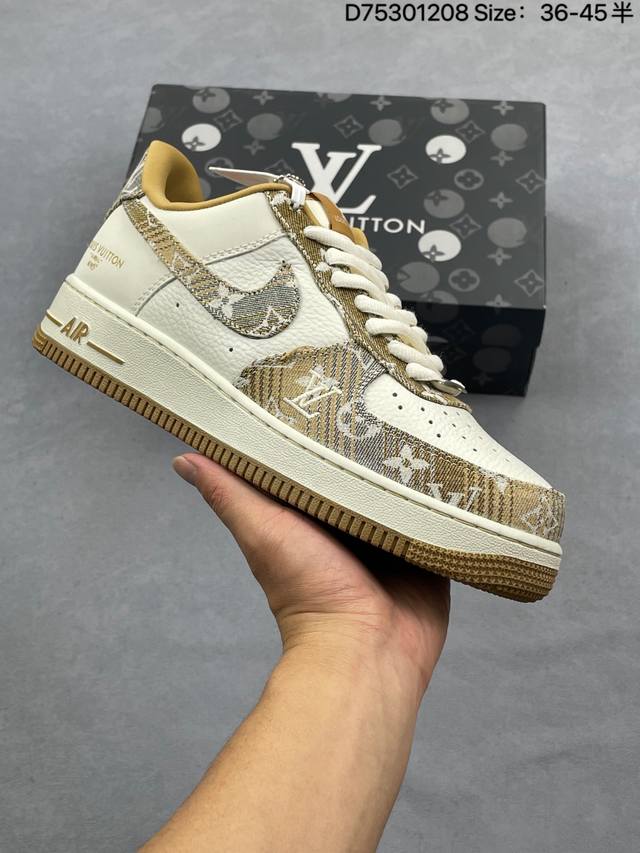 耐克Nike Air Force 1 Low 空军一号低帮百搭休闲运动板鞋。柔软、弹性十足的缓震性能和出色的中底设计，横跨复古与现代的外型结合，造就出风靡全球三