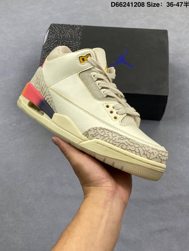 Nike Air Jordan 3 Retro 迈克尔 乔丹Aj3代中帮复古休闲运动文化篮球鞋 货号:Ct8532-030 尺码:36 36.5 37.5 38