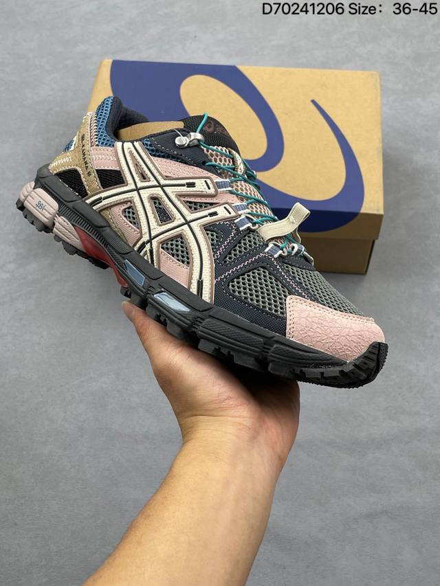 亚瑟士Asics Gel-Kahana 8 亚瑟士越野跑步鞋抓地稳定运动鞋缓震耐磨跑鞋 货号：1012B634 101 码数：36 37 37.5 38 39