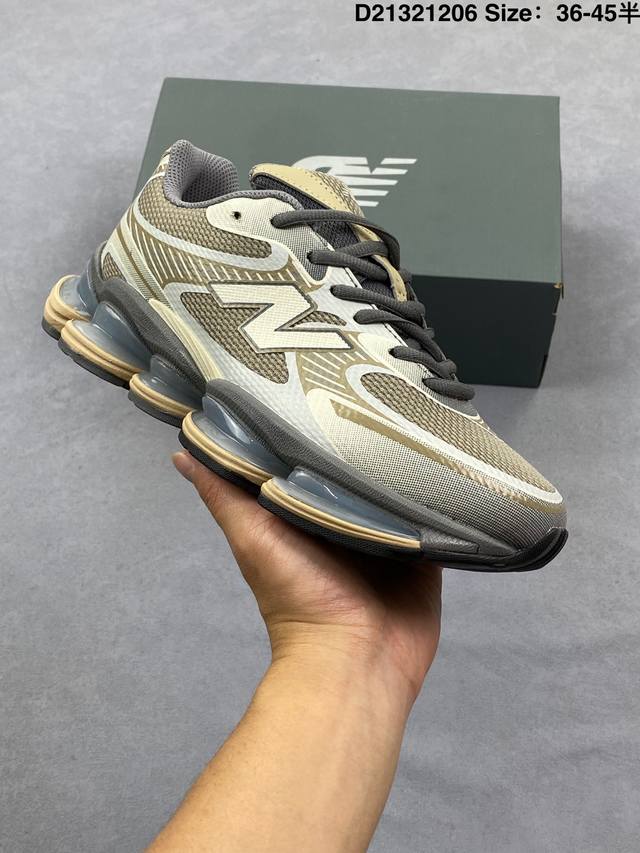 New Balance 新鞋型！新百伦New Balance 2000系列复古潮流网眼透气跑鞋2000年代风格轻便耐磨厚底增高 气垫缓震运动老爹鞋，这双New