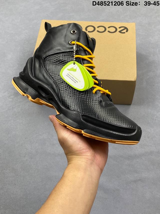 公司级 Ecco爱步 小红书爆款 新款百搭休闲款 Ecco 爱步厚底增高板鞋休闲鞋 透气轻质系带轻便运动鞋。Ecco爱步是世界四大休闲鞋类品牌之一，总公司设于丹