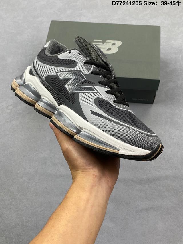 New Balance 新鞋型！新百伦New Balance 2000系列复古潮流网眼透气跑鞋2000年代风格轻便耐磨厚底增高 气垫缓震运动老爹鞋，这双New