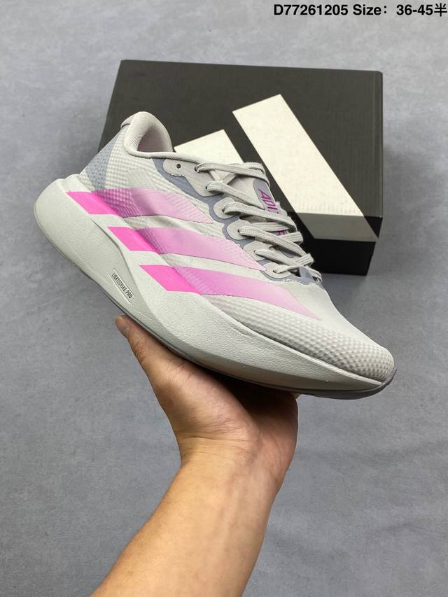 真标半码Adidas Adizero Evo Sl 阿迪达斯 舒适百搭防滑耐磨 低帮 休闲跑步鞋 货号：Jr 尺码:36 36.5 37 38 38.5 39