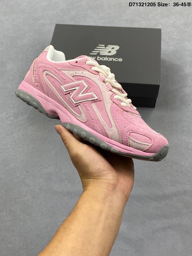 New Balance 新百伦204 系列 复古休闲运动百搭老爹跑步鞋 #采用猪巴革组合网织鞋面材质 #3层组合底模精密开发 #中底嵌入碳板缓震及后跟嵌入Tpu