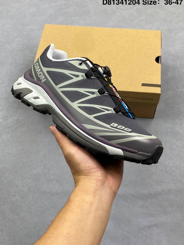 Salomon Xt-6 萨洛蒙复古潮流户外机能登山跑鞋 纯原外贸平台特供订单 耗时半年巨作 全套原纸板楦头开发 原厂特供网布配套加持 确保原汁原味 完美呈现版
