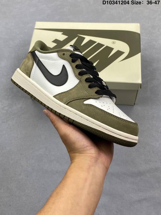 Nike Air Jordan 1 Retro Low Og 耐克 Aj1乔1低帮休闲板鞋 同步官方配色 升级原楦原档案数据开发纸版楦型 采用同源纳帕头层皮革鞋