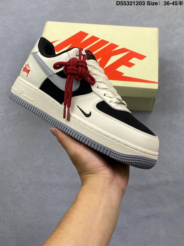 Nike Air Force 1‘07 原楦头原纸板 打造纯正低帮空军版型 专注外贸渠道 全掌内置蜂窝气垫 原盒配件 原厂中底钢印、拉帮完美 货号:Io9803