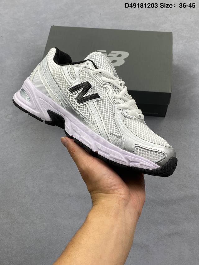 New Balance Mr740 Nb新百伦系列复古老爹风休闲运动慢跑鞋。采用轻质牛剖革拼接透气网眼衬垫织物鞋面材质 T-Beam大底提供足步弓支撑 保持步态