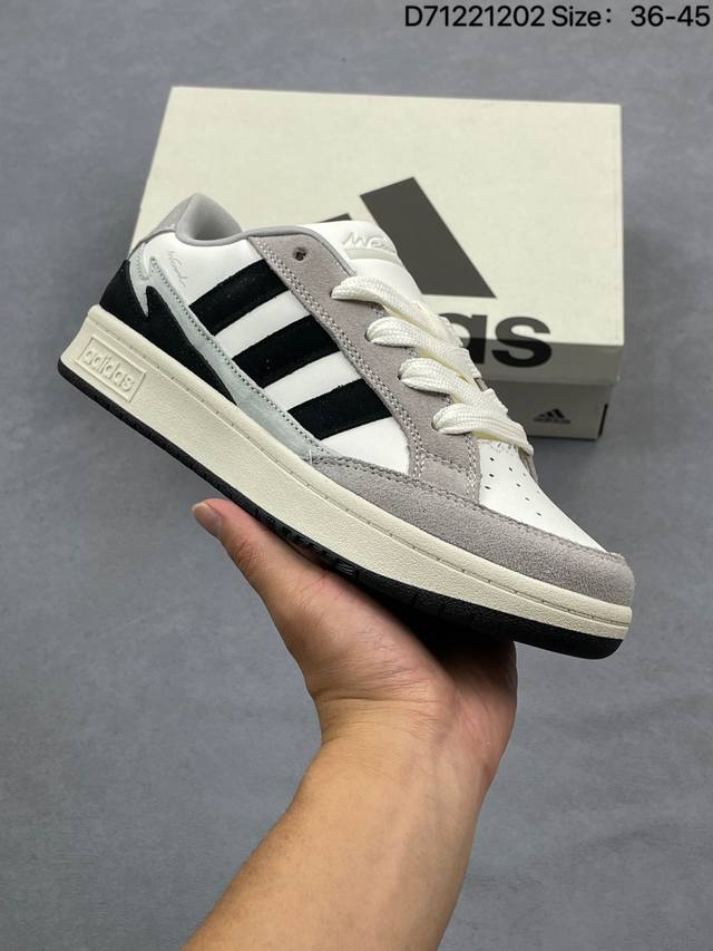 阿迪达斯Adidas Wcard Adv学院系列 经典复古低帮百搭休闲运动板鞋 货号:Jr0075 尺码:36～45 Id:D71221202