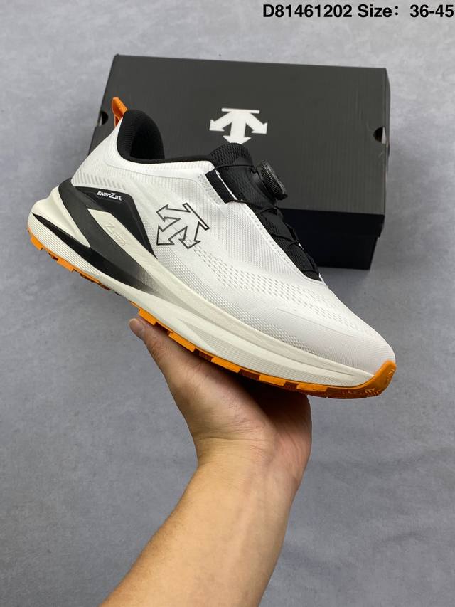 公司级迪桑特Descente Lavitate Trail D F Wire 3.0 舒适百搭防滑耐磨 低帮 休闲跑步鞋 采用大网眼材质鞋面 轻薄通透不闷热 前