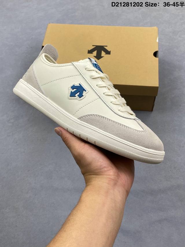 公司级迪桑特Descente Chron pacer 复古轻质 耐磨低帮 生活休闲鞋 货号:D5331Lsn20 尺码:36 36.5 37.5 38 38.5