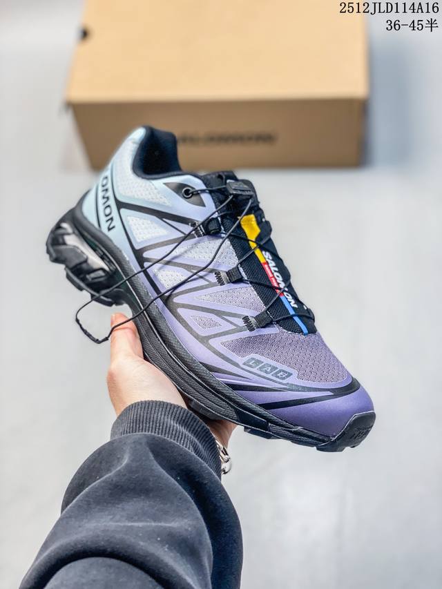 公司级原楦原纸版开发版型#采用高性能结构鞋面提供稳固支撑性#配置牛角扣系带开合#欧索莱环保去臭环型组合鞋垫#外置三层双层组合橡胶Acs科技全地形锯齿防滑大底增添