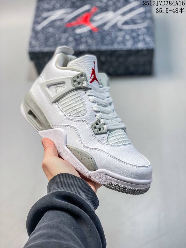 公司级 鬼佬订单 独家私模 开发至48码 耐克 Nike Air Jordan 4 Retro Og迈克尔 乔丹Aj4代乔4 低帮复古休闲运动文化篮球鞋。秉承轻