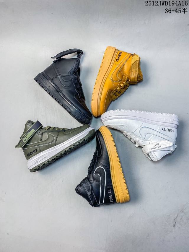 耐克Nike Air Force 1 High Utility 2.0 Af1 球鞋 空军一号 硬朗军旅风格融入Af1经典造型，助你无畏向前。皮革与合成材质组合