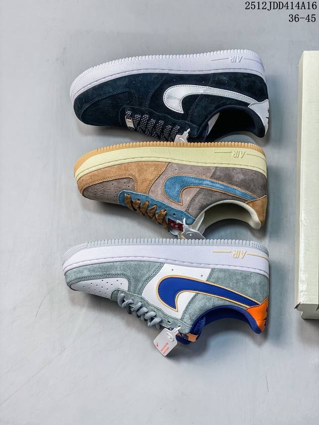 耐克 Nike Air Force 1 '07 Low 空军一号含气垫 低帮 小白鞋 百搭厚底增高休闲运动板鞋。 12Jdd414A16