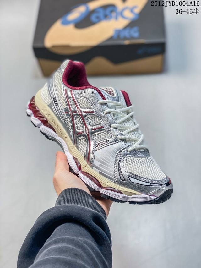 亚瑟士 Kith X Asics Gel-Kayano 12.1 “Light Sage”运动舒适防滑透气 低帮跑步鞋 厚底增高老爹鞋 该款Asics Kaya