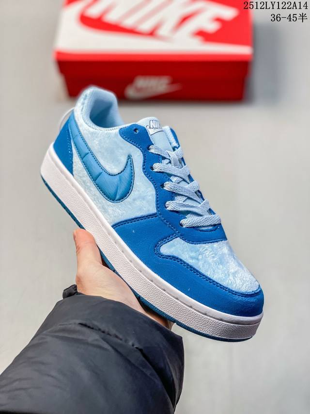 真标Nike Court Borough Low 耐克 低帮百搭透气休闲运动板鞋 经典耐用的设计 兼顾舒适脚感和出众风范 演绎匠心之作 结构性的支撑贴合感结合复