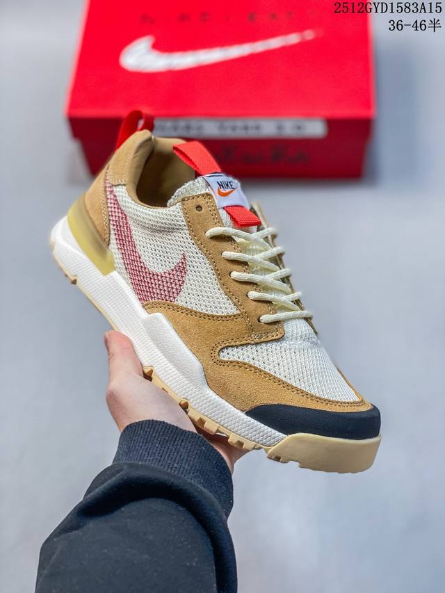 公司级Tom Sachs X Nike Craft Mars Yard 2.0 联名宇航员 神游太空 耐克 百搭休闲运动透气慢跑鞋 艺术家Tom Sachs在延