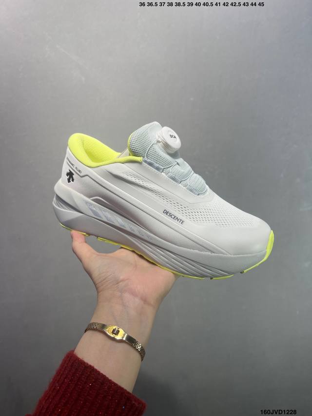 公司级迪桑特Descente Edge Court Retro 复古轻质 耐磨低帮 生活休闲鞋 货号：S Lsn82 尺码：36 36.5 37.5 38 38