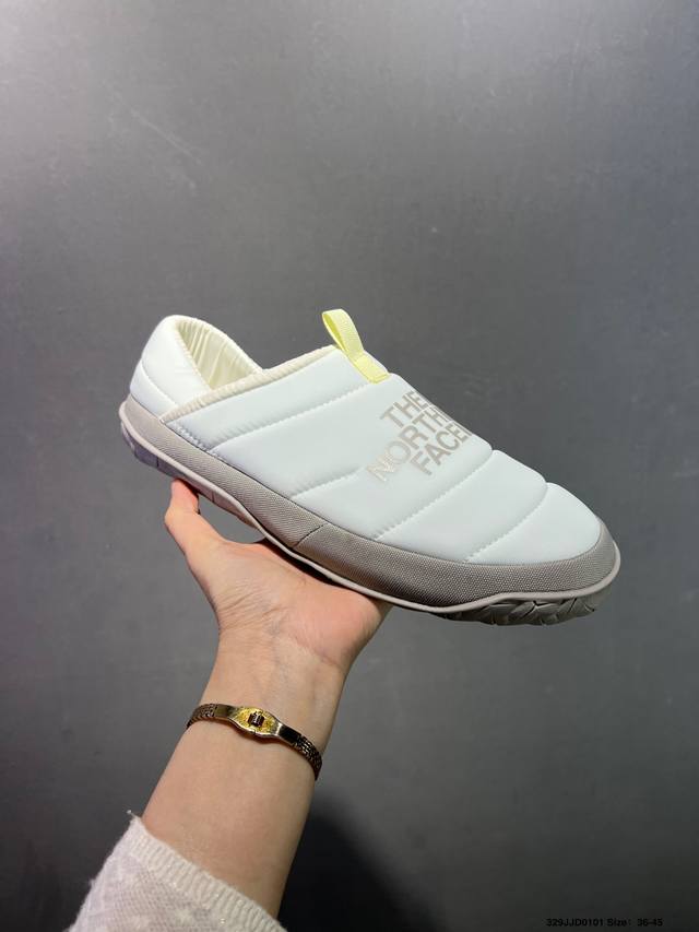 The North Face Thermoball Traction 北面冬季加绒透气轻盈一脚蹬休闲套鞋 货号：Nfoa3Vih-Q4C 尺码：36-45 编码