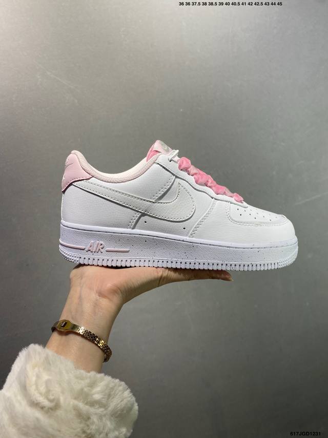Nike Air Force 1 Low 白深棕 原楦头原纸板 打造纯正空军版型 专注外贸渠道 全掌内置蜂窝气垫 原盒配件 原厂中底钢印、拉帮完美 货号：Hv4