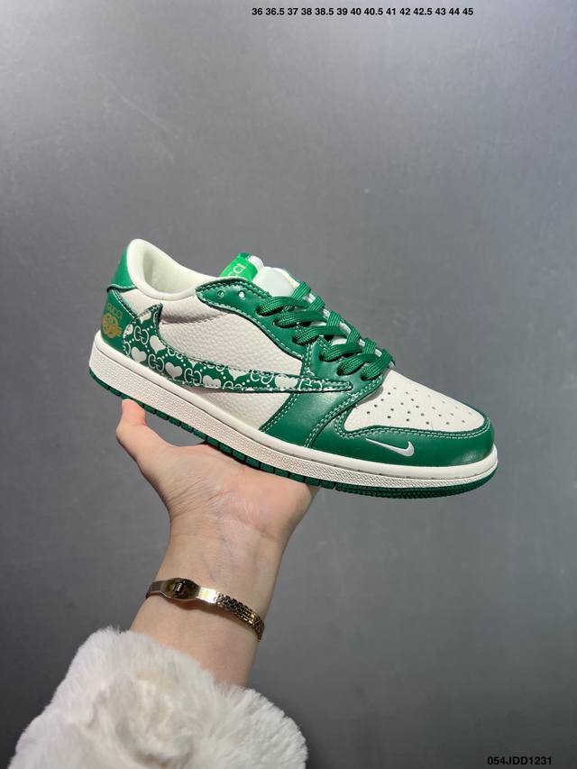 Nike Air Jordan 1 Low 定制配色 联名 定制Aj联名-高端定制 低帮复古文化板鞋 #定制鞋盒 大厂纯原品质出货 超高清洁度 皮料切割干净无任